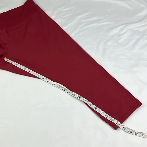 Athleta Women’s 3X Elation Train 7/8 Tight Deep Red - Picture 9 of 11